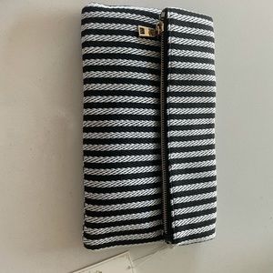 Brand New Black and White Clutch